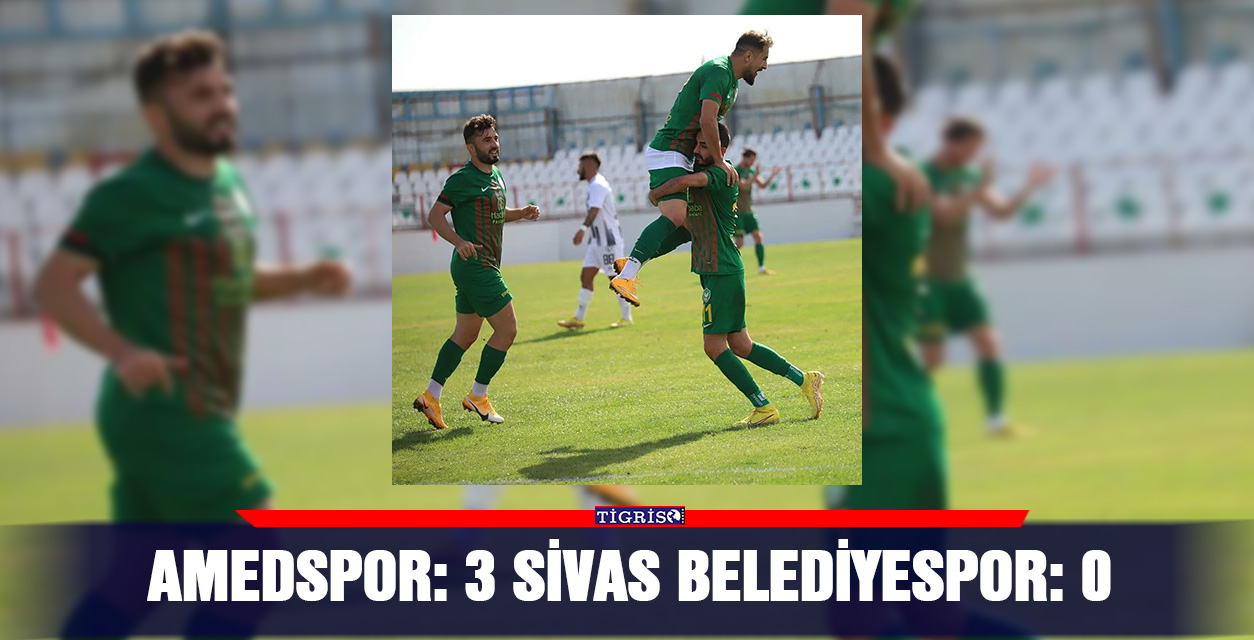 Amedspor: 3 Sivas Belediyespor: 0