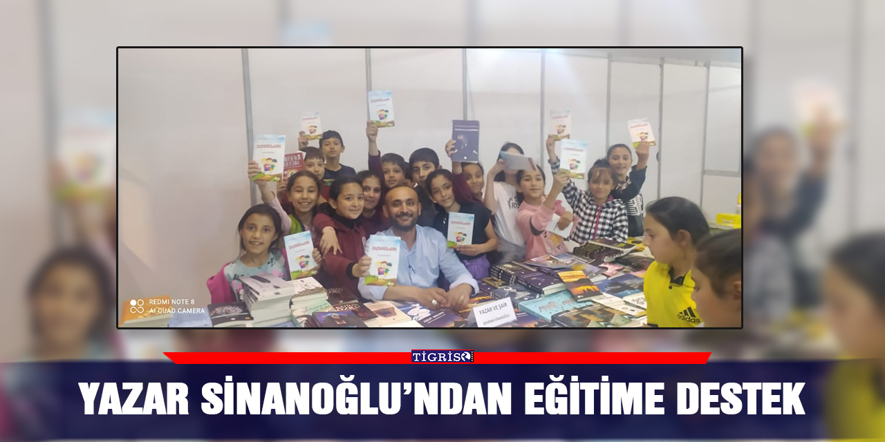 Yazar Sinanoğlu’ndan eğitime destek