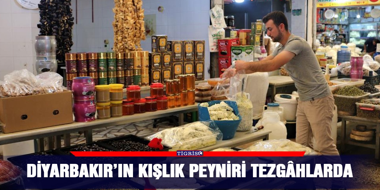 Diyarbakır’ın kışlık peyniri tezgâhlarda