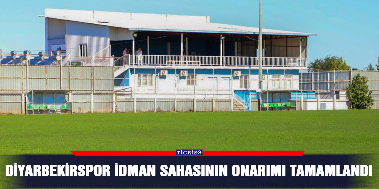 Diyarbekirspor idman sahasının onarımı tamamlandı