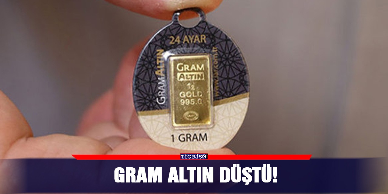 Gram altın düştü!