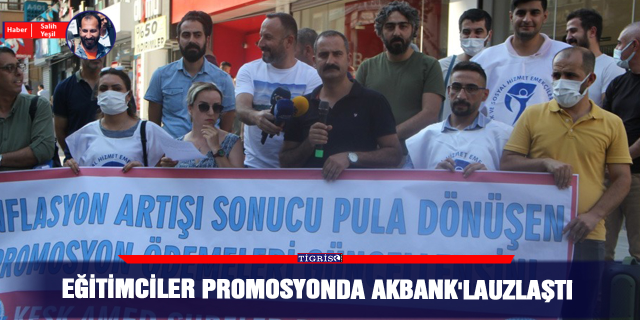 Eğitimciler promosyonda Akbank'la uzlaştı