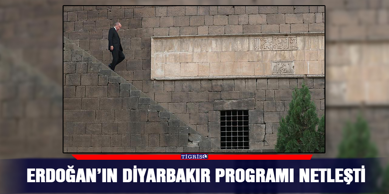 Erdoğan’ın Diyarbakır programı netleşti