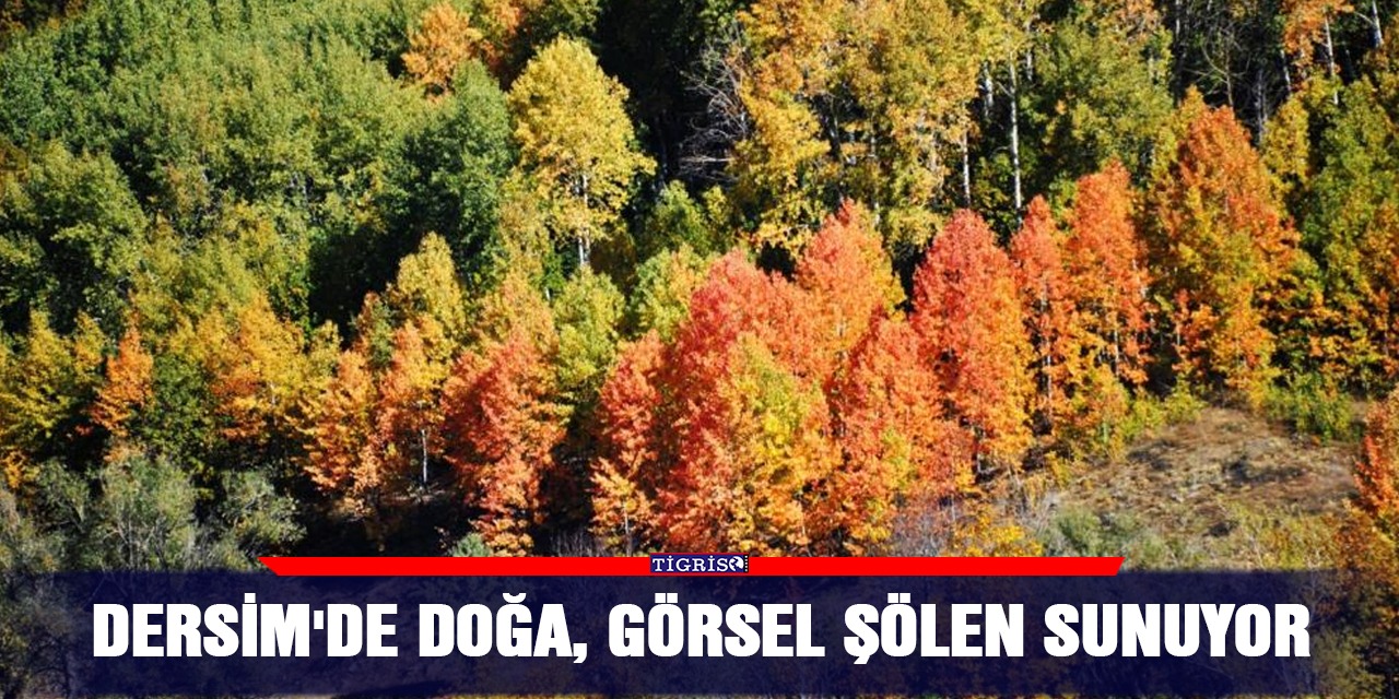 Dersim'de doğa, görsel şölen sunuyor
