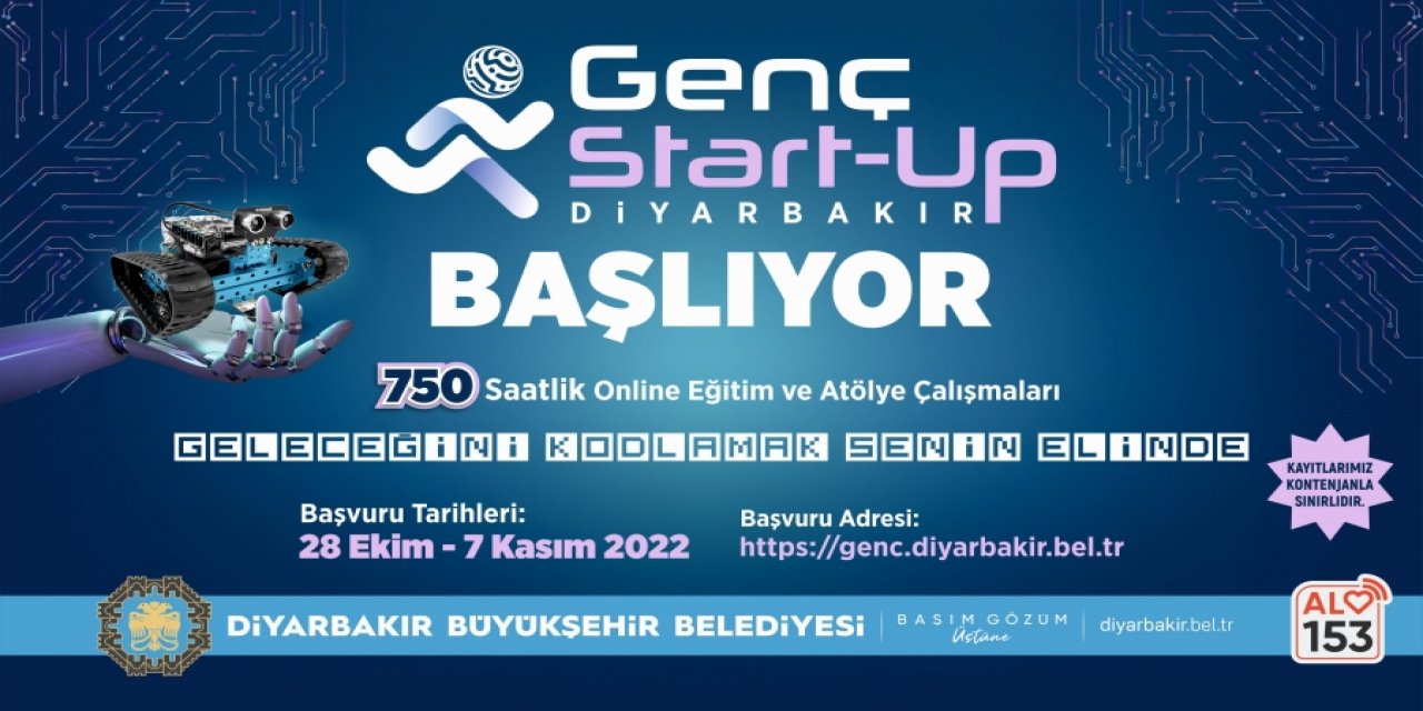 'Genç Start-Up Diyarbakır' projesine başvurular başladı