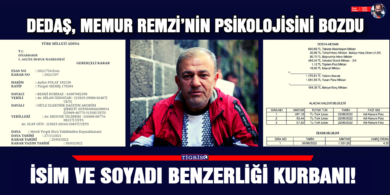 DEDAŞ, Memur Remzi’nin psikolojisini bozdu!