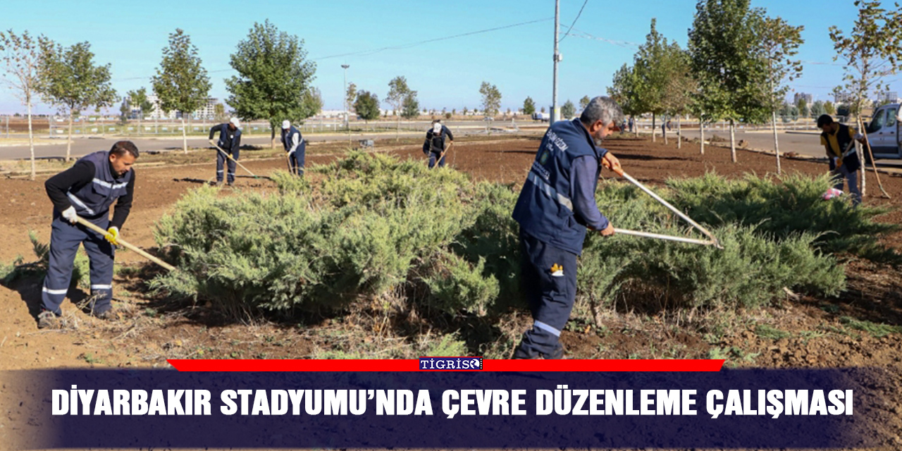 Diyarbakır Stadyumu’nda çevre düzenleme çalışması