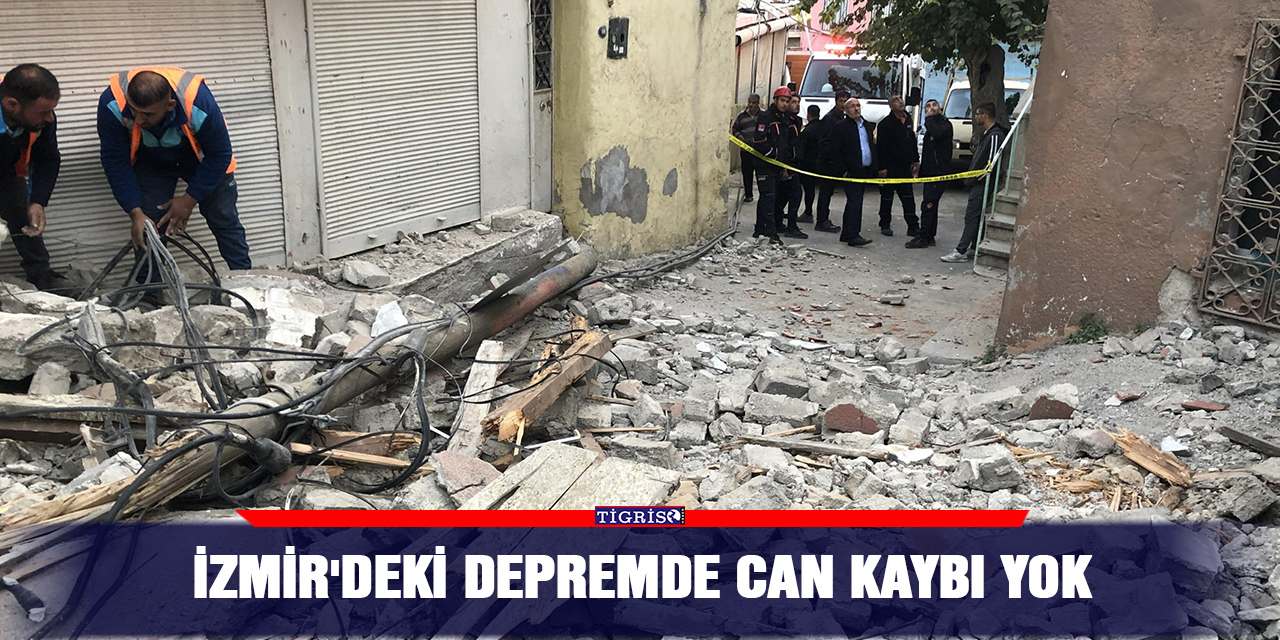 İzmir'deki depremde can kaybı yok