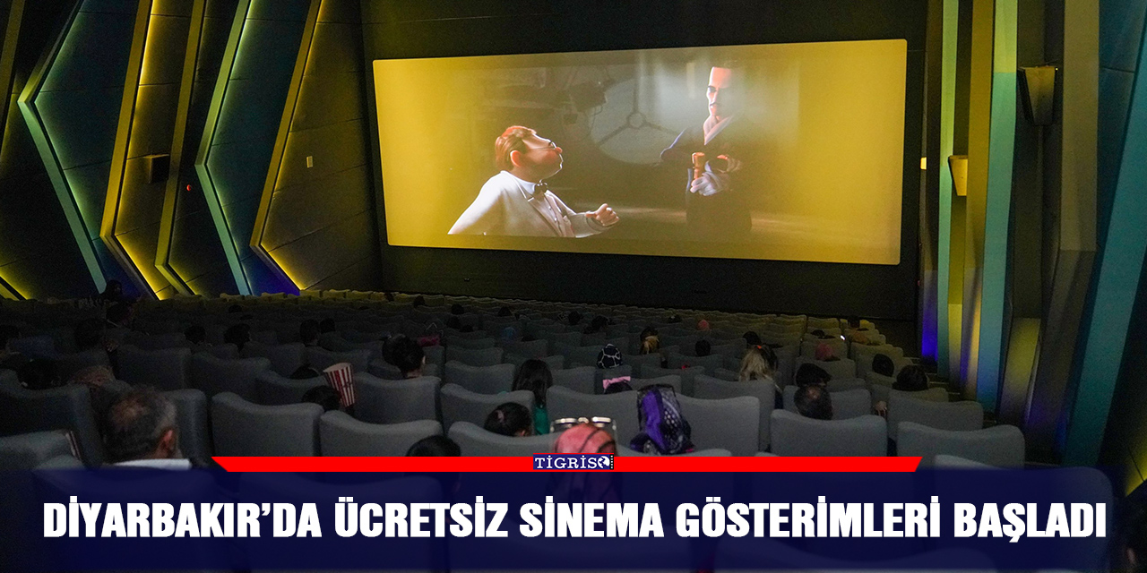 Diyarbakır’da ücretsiz sinema gösterimleri başladı