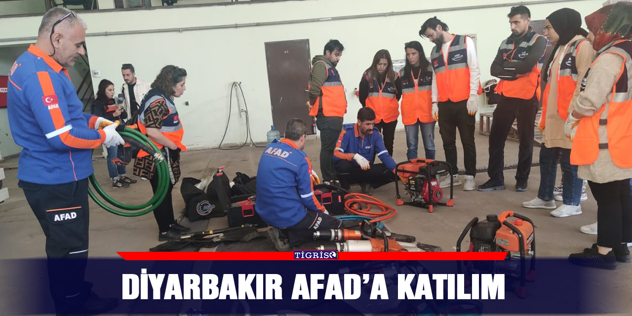 Diyarbakır AFAD’A katılım