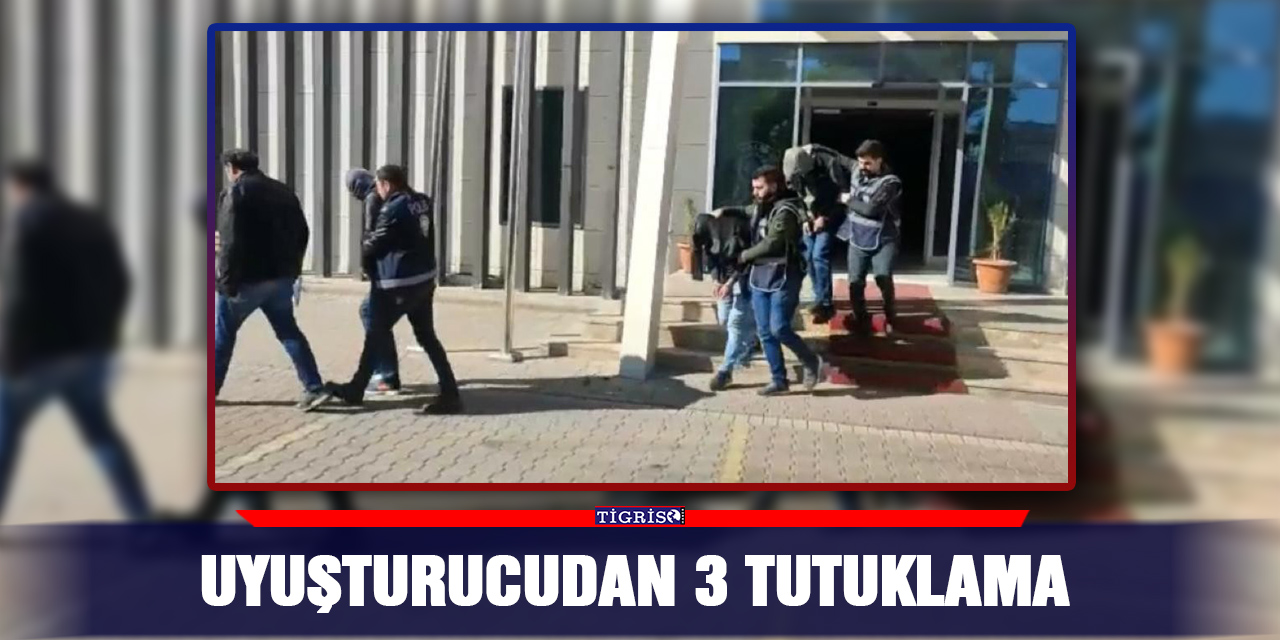 Uyuşturucudan 3 tutuklama