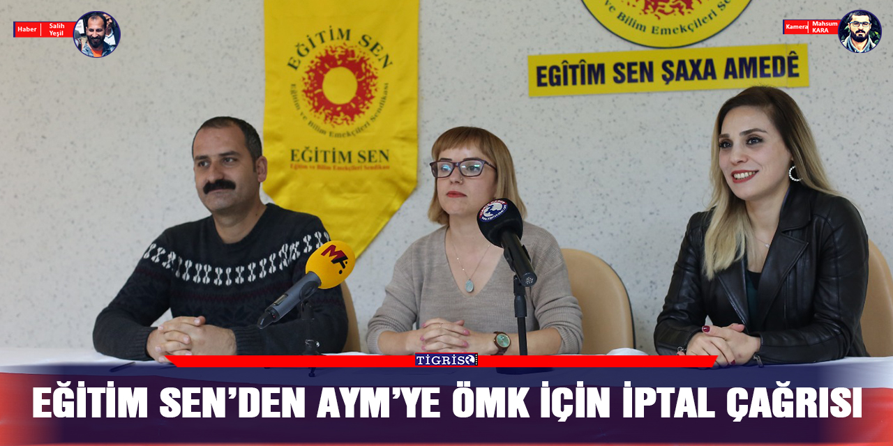 VİDEO - Eğitim Sen’den AYM’ye ÖMK için iptal çağrısı