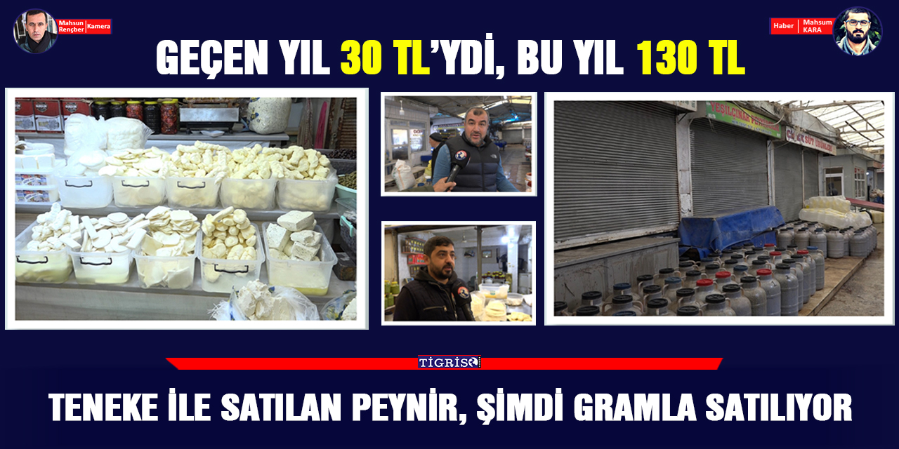 VİDEO - Diyarbakır’da teneke ile satılan peynir, şimdi gramla satılıyor!