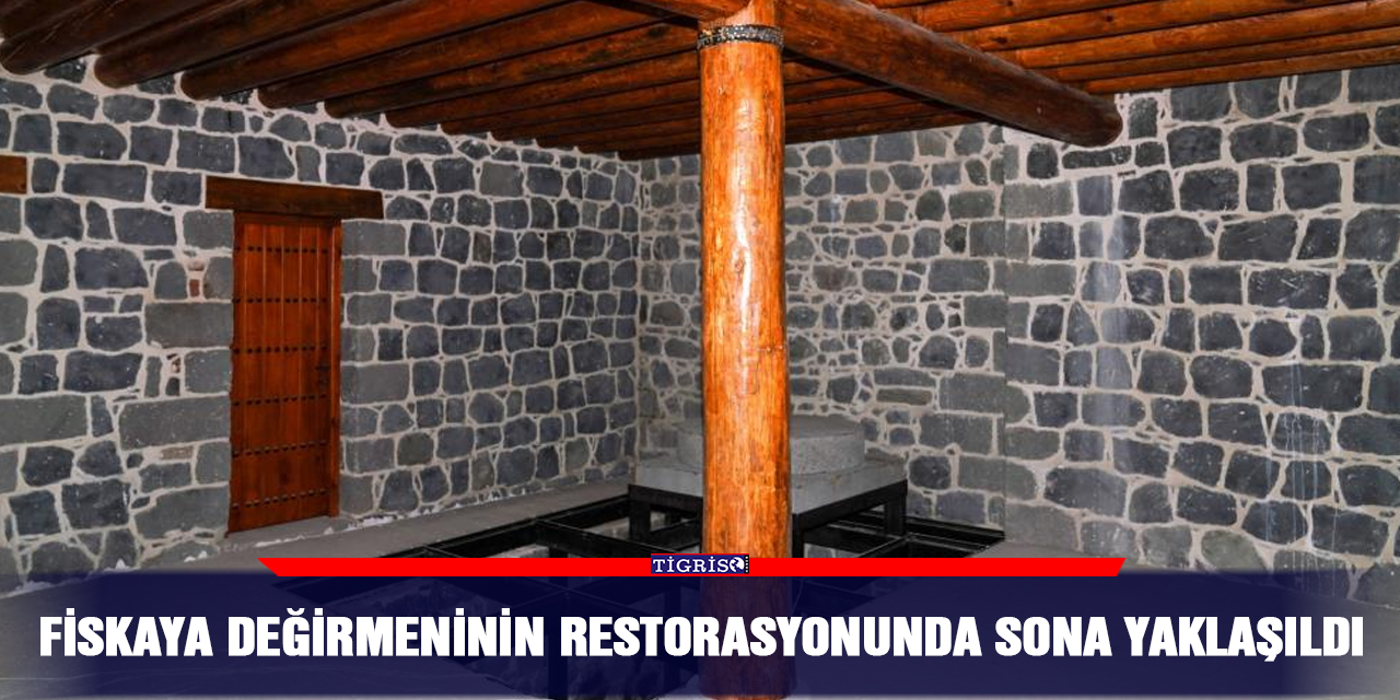 Fiskaya Değirmeninin restorasyonunda sona yaklaşıldı