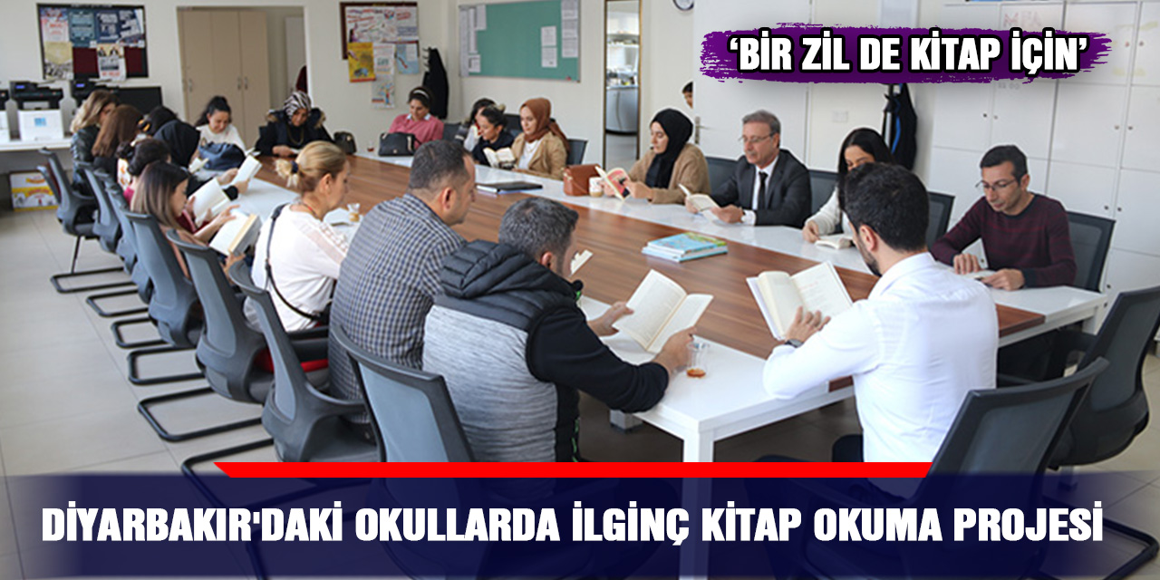Diyarbakır'daki okullarda ilginç kitap okuma projesi