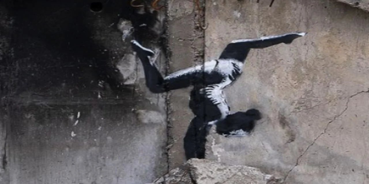 Sokak sanatçısı Banksy, Ukrayna'da