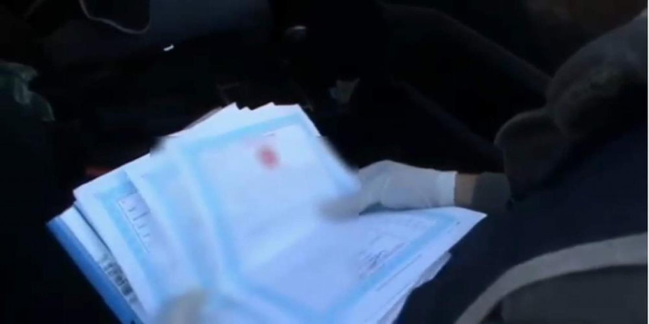 Tefecilerin evlerinde çok sayıda tapu çıktı