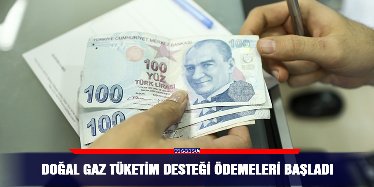 Doğal Gaz Tüketim Desteği ödemeleri başladı