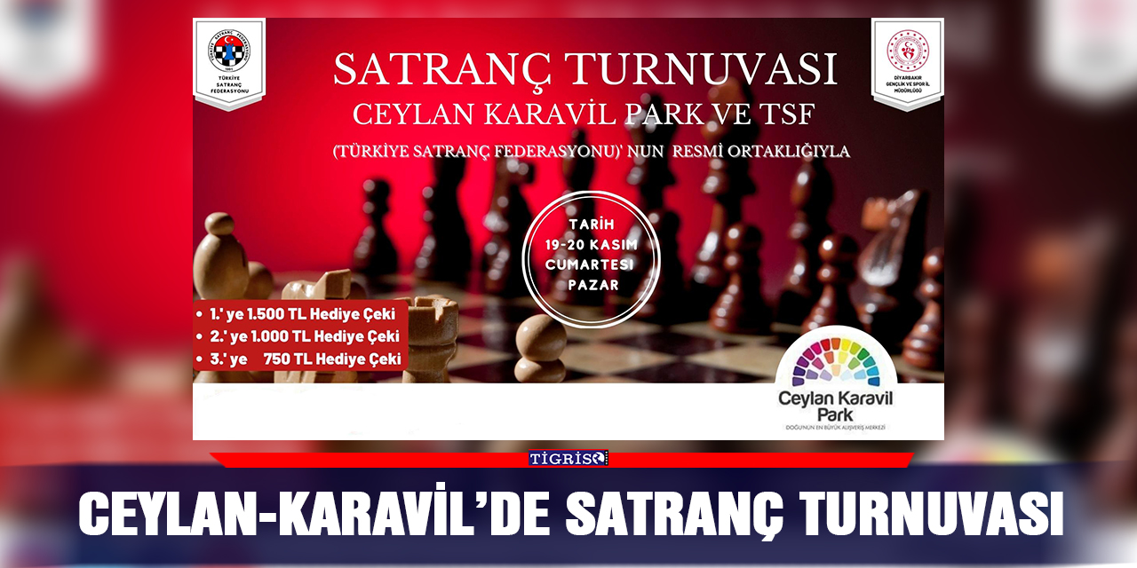Ceylan-Karavil’de satranç turnuvası