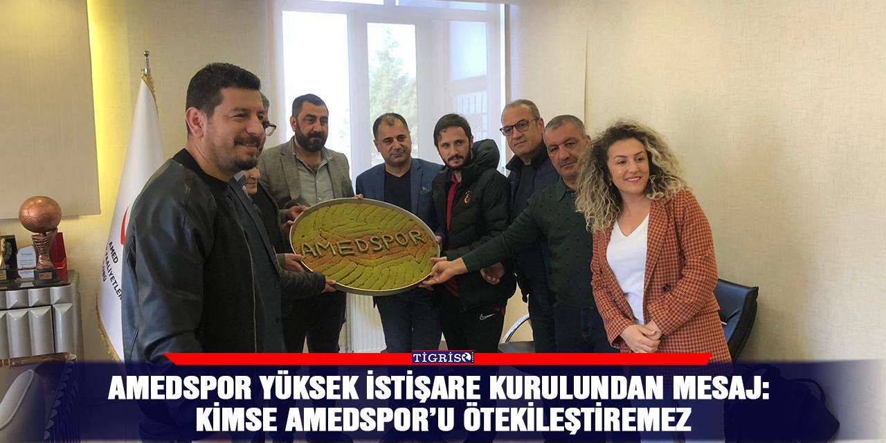 Amedspor yüksek istişare kurulundan mesaj