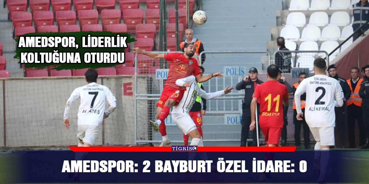 Amedspor: 2 Bayburt Özel İdare: 0