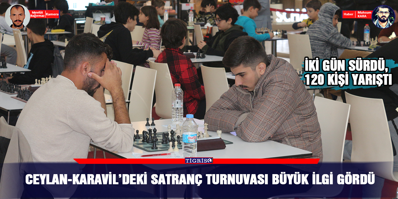 VİDEO CeylanKaravil’deki satranç turnuvası büyük ilgi gördü