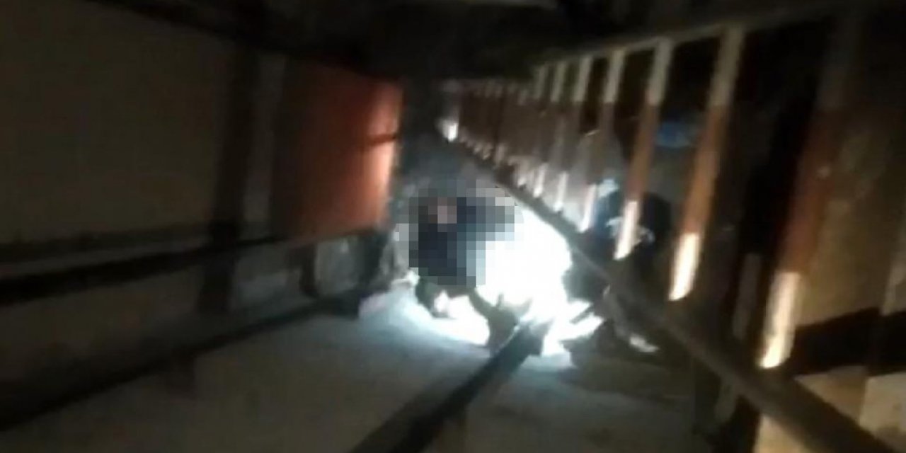 Asansör boşluğunda bulunan yaralı kişi hayatını kaybetti