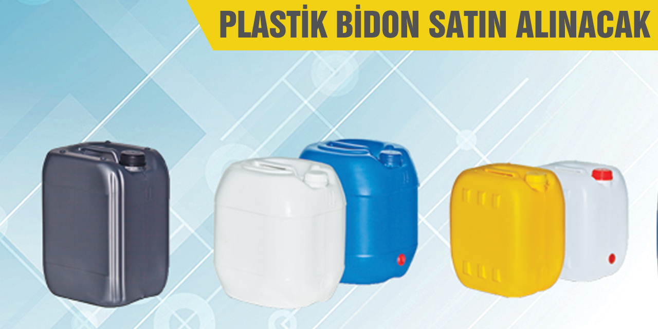 Plastik bidon satın alınacak