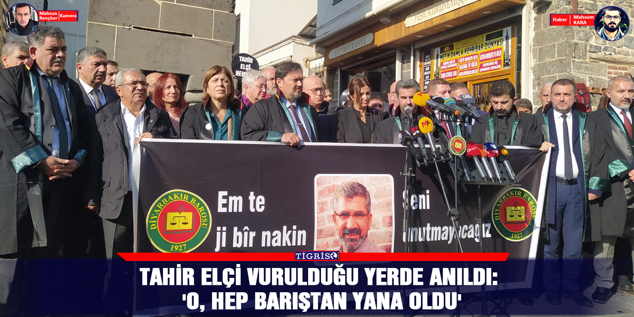 VİDEO - Tahir Elçi vurulduğu yerde anıldı