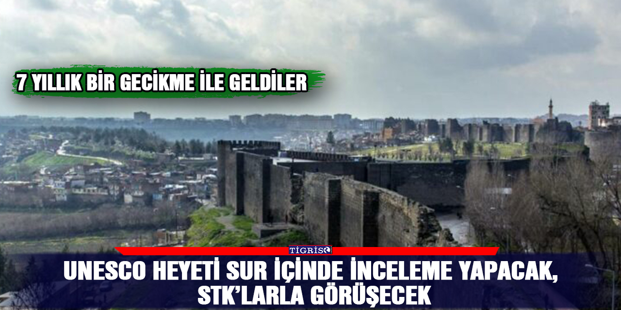 UNESCO heyeti Sur içinde inceleme yapacak, STK’larla görüşecek