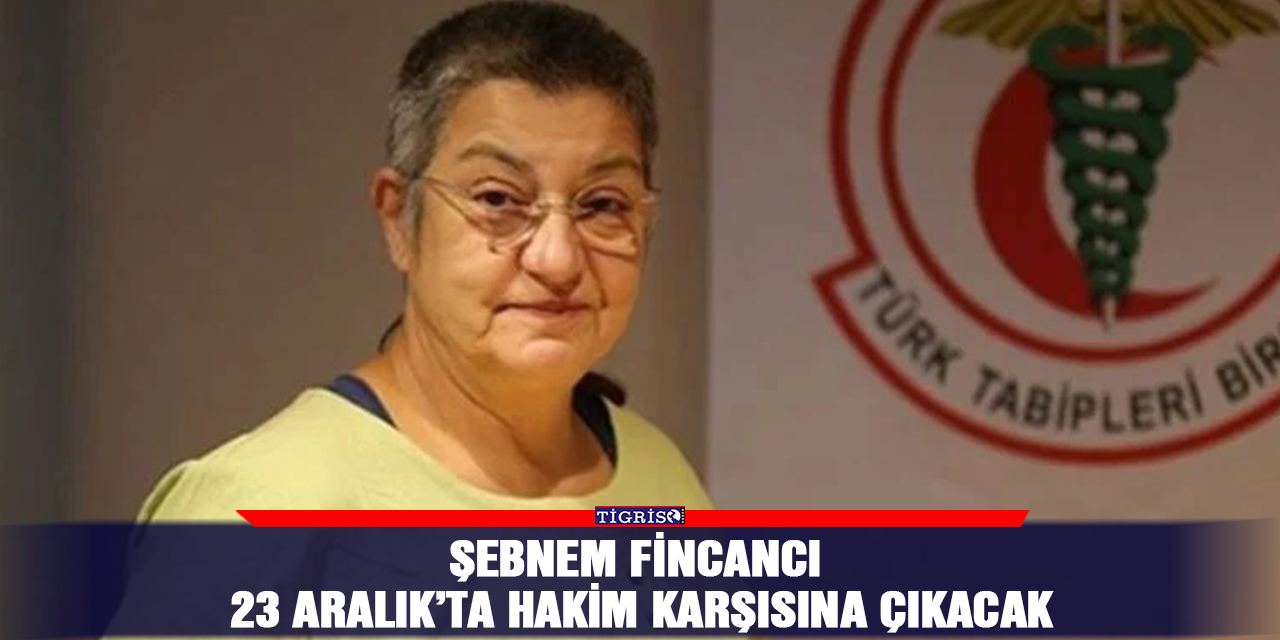 Şebnem Fincancı 23 Aralık’ta hakim karşısına çıkacak