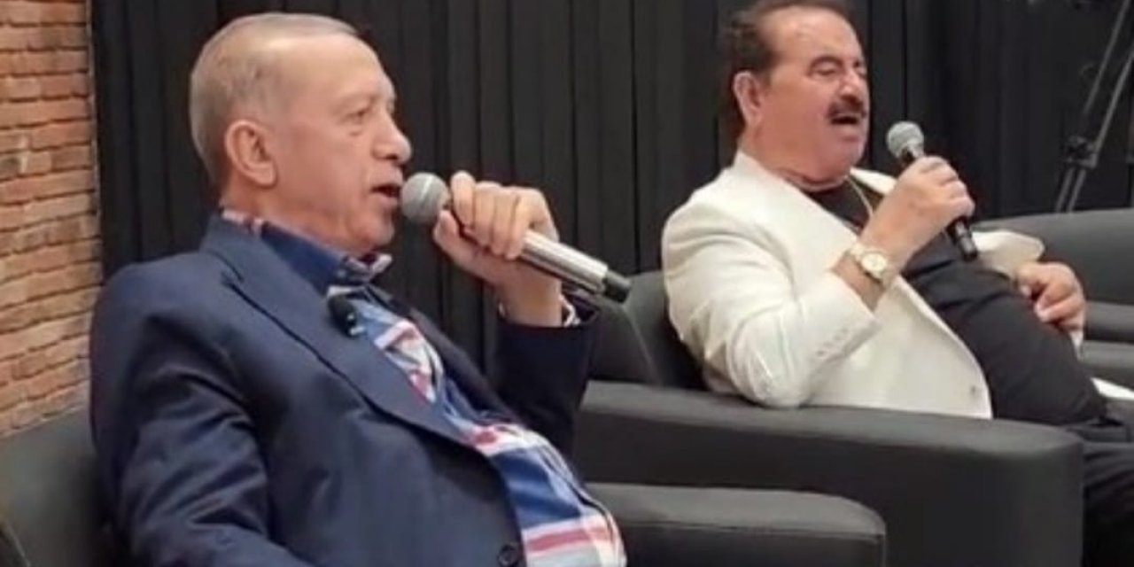 Cumhurbaşkanı, İbrahim Tatlıses ile türkü söyledi