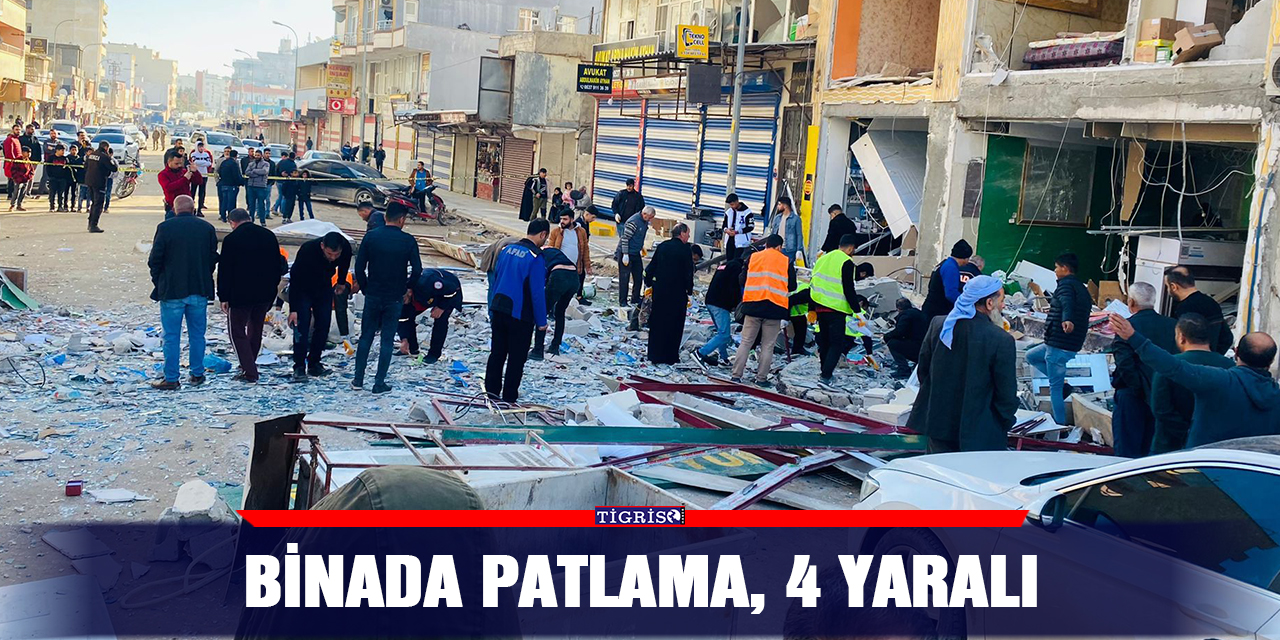 Binada patlama, 4 yaralı