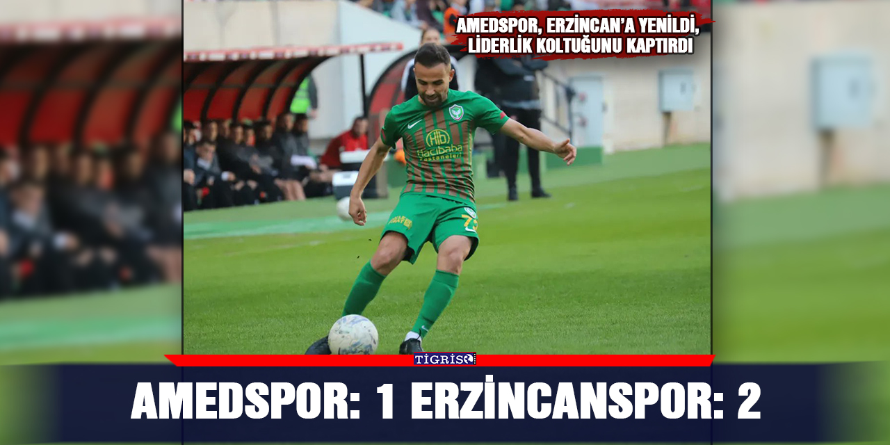 Amedspor: 1 Erzincanspor: 2