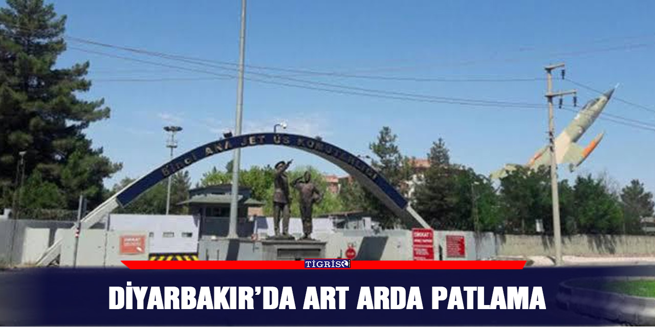 Diyarbakır’da art arda patlama