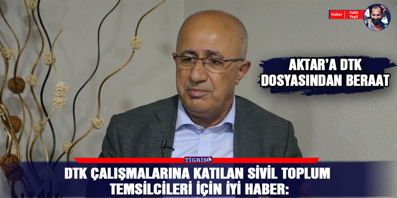 DTK çalışmalarına katılan sivil toplum temsilcileri için iyi haber