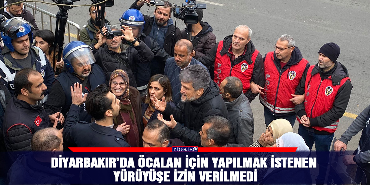 VİDEO - Diyarbakır’da Öcalan için yapılmak istenen yürüyüşe izin verilmedi