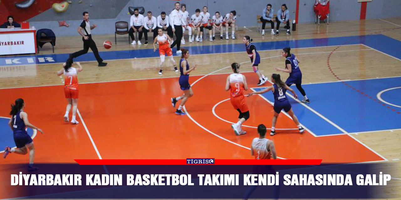 Diyarbakır kadın basketbol takımı kendi sahasında galip