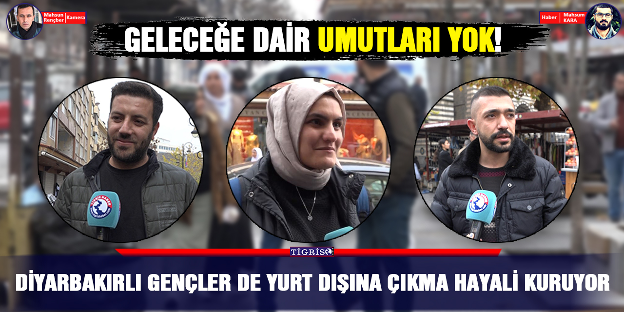 VİDEO - Diyarbakırlı gençler de yurt dışına çıkma hayali kuruyor