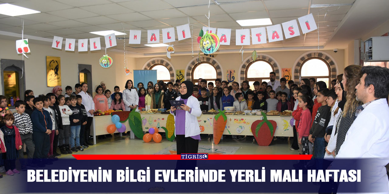 Belediyenin bilgi evlerinde yerli malı haftası
