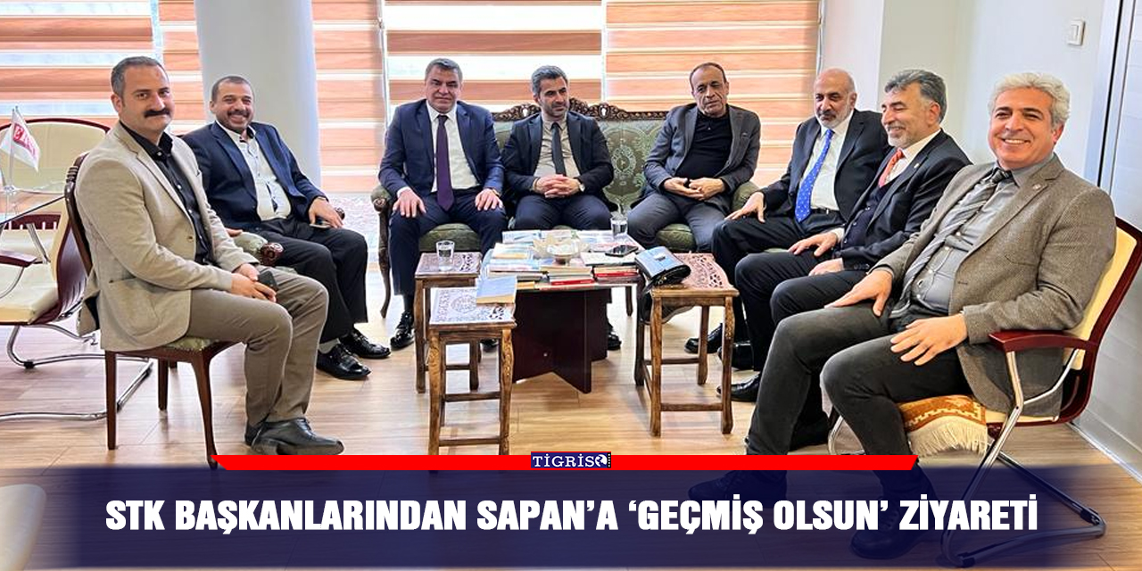 STK Başkanlarından Sapan’a ‘geçmiş olsun’ ziyareti