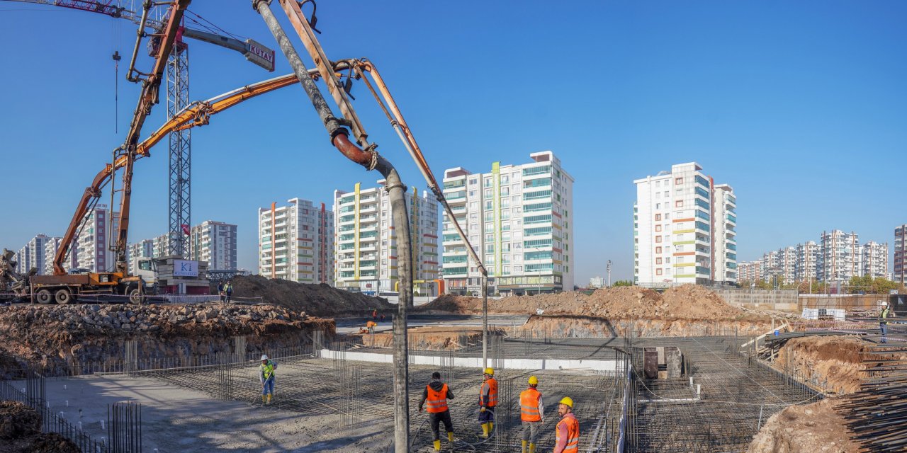 Kayapınar Millet Kıraathanesi’nin temeli atıldı