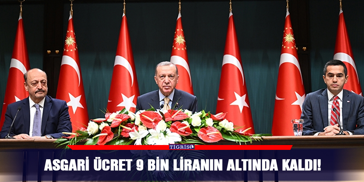 Asgari ücret 9 bin liranın altında kaldı!