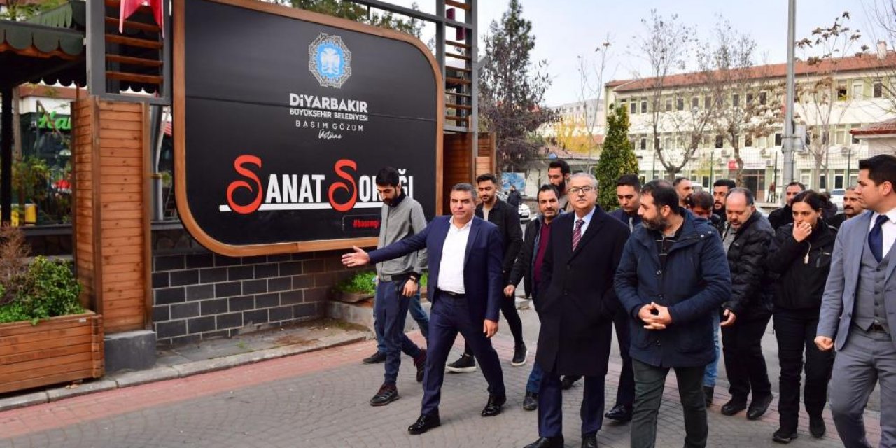 Vali Su, Sanat Sokağı esnafını ziyaret etti