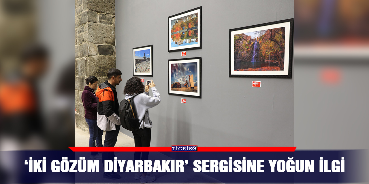 ‘İki Gözüm Diyarbakır’ sergisine yoğun ilgi