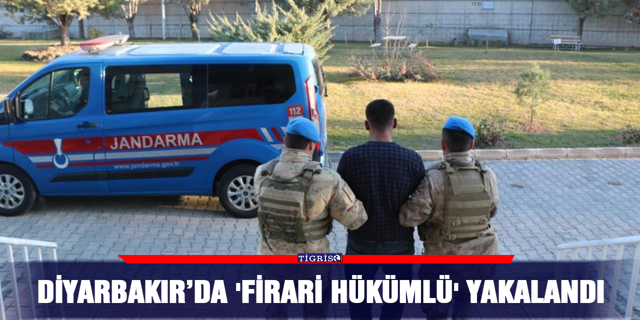 Diyarbakır’da 'firari hükümlü' yakalandı
