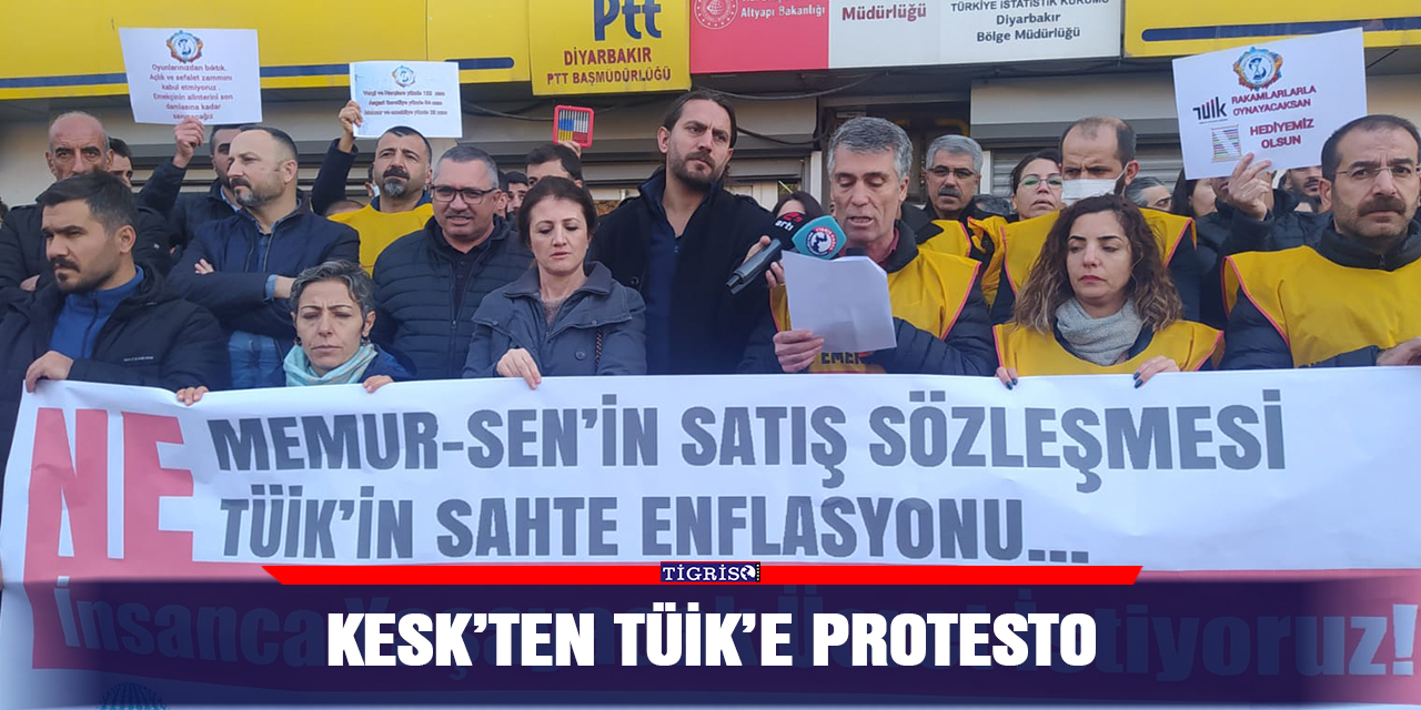VİDEO - KESK’ten TÜİK’e protesto