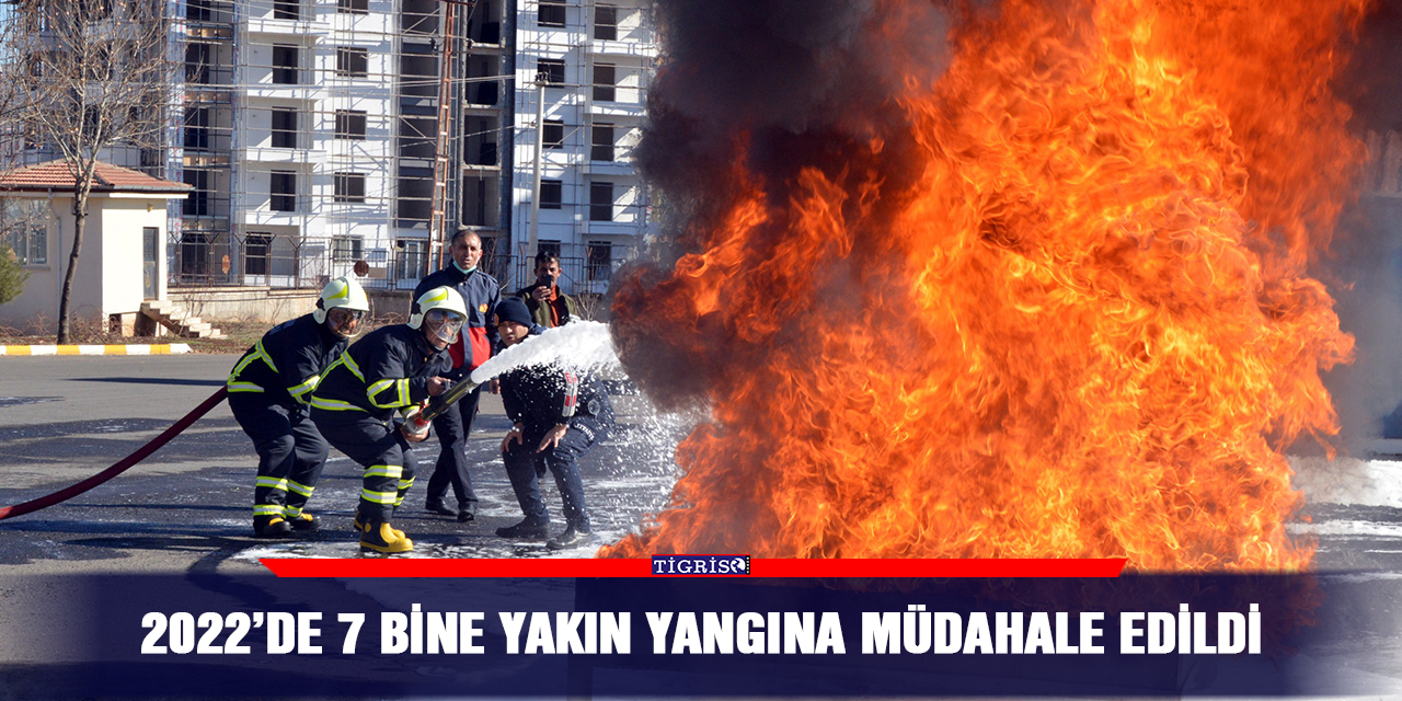 2022’de 7 bine yakın yangına müdahale edildi