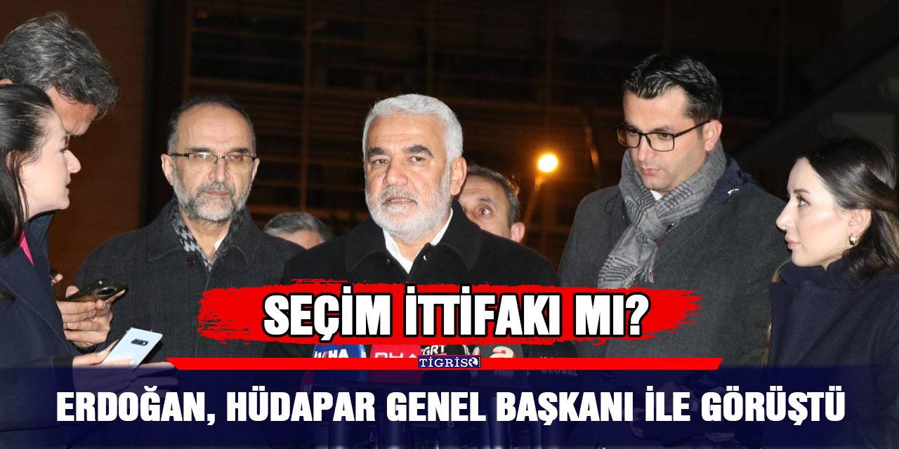 Erdoğan, HÜDAPAR Genel Başkanı ile görüştü