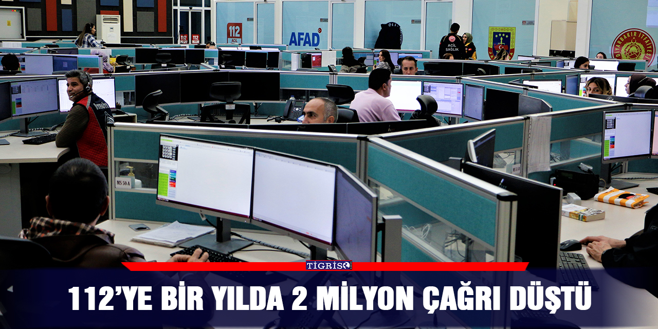 112’ye bir yılda 2 milyon çağrı düştü